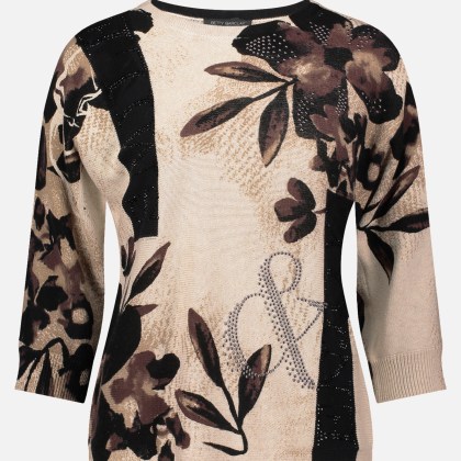 Strickpullover mit Fledermausärmeln – Bild 3