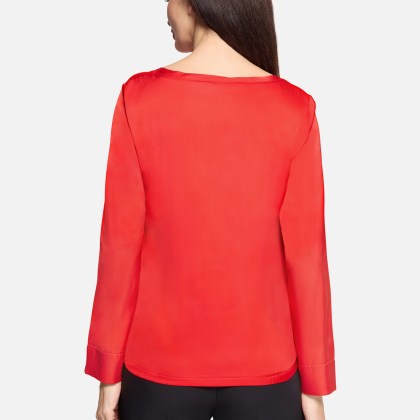 Schlupfbluse mit U-Boot-Ausschnitt Schlupfbluse mit U-Boot-Ausschnitt