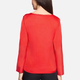 Schlupfbluse mit U-Boot-Ausschnitt Schlupfbluse mit U-Boot-Ausschnitt