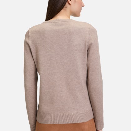 Basic-Strickpullover mit Rundhalsausschnitt Basic-Strickpullover mit Rundhalsausschnitt