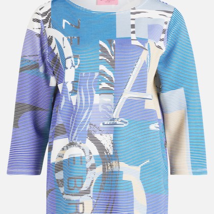 Sweatshirt mit Rippenstruktur – Bild 3