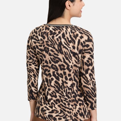 Basic Shirt mit Rippbündchen Basic Shirt mit Rippbündchen