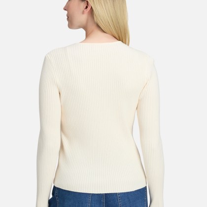 Feinstrickpullover mit Rippenstruktur Feinstrickpullover mit Rippenstruktur