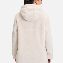Plüschjacke mit Kapuze Plüschjacke mit Kapuze