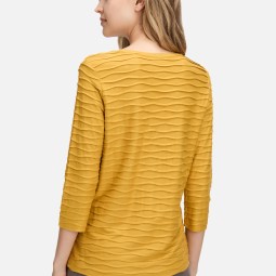 Basic Shirt mit Wellenstruktur Basic Shirt mit Wellenstruktur