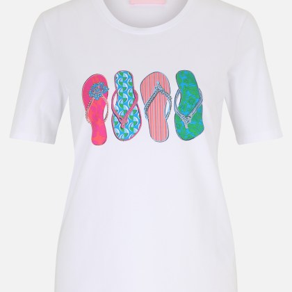 Basic Shirt mit Aufdruck – Bild 3