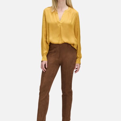 Satin-Bluse langarm – Bild 2