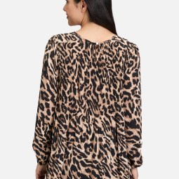 Schlupfbluse mit Plissee Schlupfbluse mit Plissee