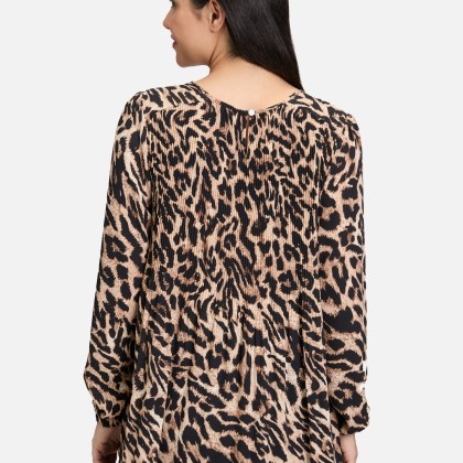 Schlupfbluse mit Plissee Schlupfbluse mit Plissee