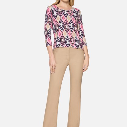 Basic Shirt mit Print – Bild 2