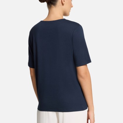 Basic Shirt mit Schleifenknoten Basic Shirt mit Schleifenknoten