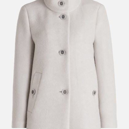 Wollmantel mit hohem Kragen – Bild 3