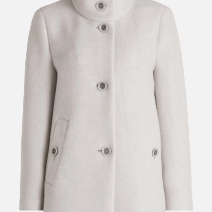 Wollmantel mit hohem Kragen – Bild 3