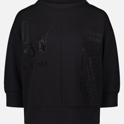 Sweatshirt mit Stehkragen – Bild 3