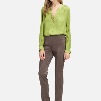 Satin-Bluse langarm – Bild 2