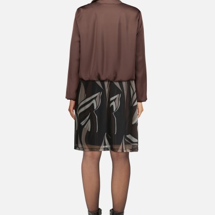 Chiffonkleid langarm Chiffonkleid langarm