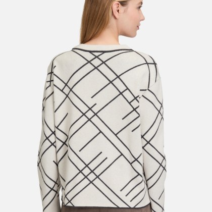 Strickpullover mit Jacquard Strickpullover mit Jacquard