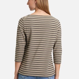 Ringelshirt mit U-Boot-Ausschnitt Ringelshirt mit U-Boot-Ausschnitt