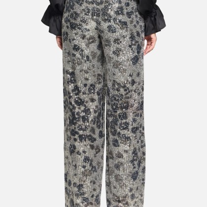 Marlene-Hose im Glitzer-Look Marlene-Hose im Glitzer-Look