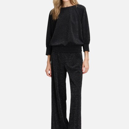 Oversize-Shirt im Glitzer-Look – Bild 2