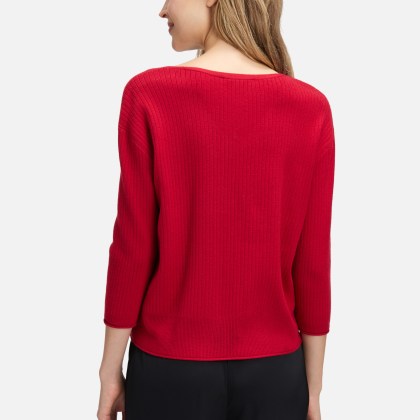 Feinstrickpullover mit V-Ausschnitt Feinstrickpullover mit V-Ausschnitt