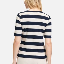 Basic Shirt mit Rippenstruktur Basic Shirt mit Rippenstruktur