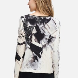 Printshirt mit Gummizug Printshirt mit Gummizug