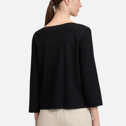 Strickpullover mit 3/4 Arm Strickpullover mit 3/4 Arm