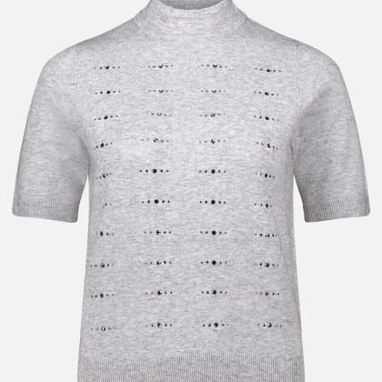 Feinstrickpullover mit Stehkragen – Bild 3