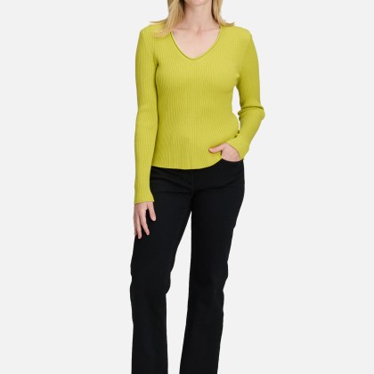 Feinstrickpullover mit Rippenstruktur – Bild 2