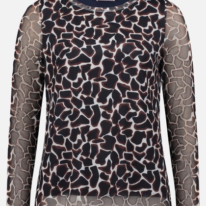 Langarm-Shirt mit Animalprint Langarm-Shirt mit Animalprint
