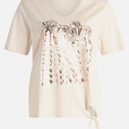 Basic Shirt mit Schleifenknoten – Bild 3