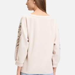 Sweatshirt mit Trompetenärmeln Sweatshirt mit Trompetenärmeln