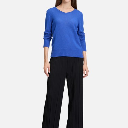 Kaschmir-Pullover mit V-Ausschnitt – Bild 2