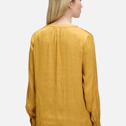 Satin-Bluse langarm Satin-Bluse langarm