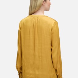 Satin-Bluse langarm Satin-Bluse langarm