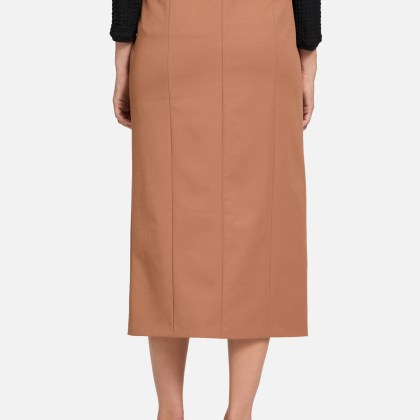 Midirock mit Gürtel Midirock mit Gürtel