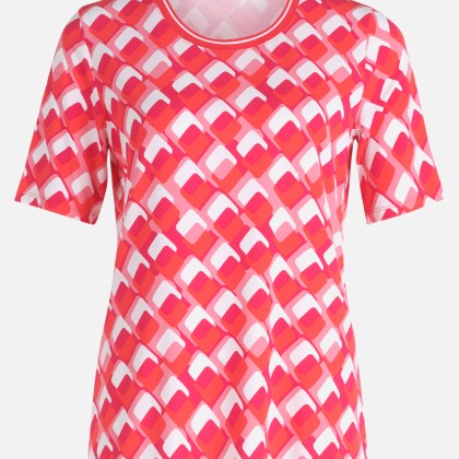 Basic Shirt mit Print – Bild 3