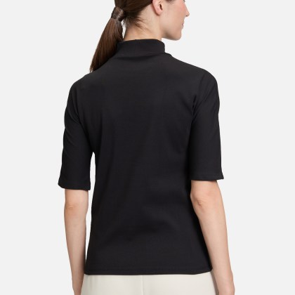 Rollkragenshirt mit Stehkragen Rollkragenshirt mit Stehkragen