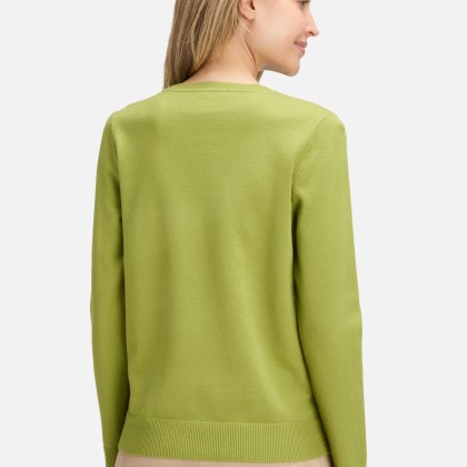 Basic-Strickpullover mit Rundhalsausschnitt Basic-Strickpullover mit Rundhalsausschnitt