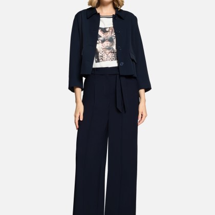 Stoffhose unifarben – Bild 2