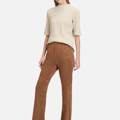 Strukturshirt mit Stehkragen – Bild 2