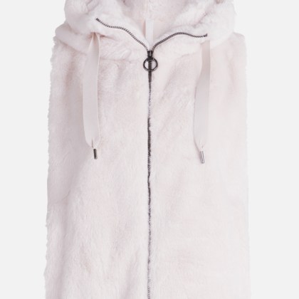 Plüschweste mit Kapuze – Bild 3