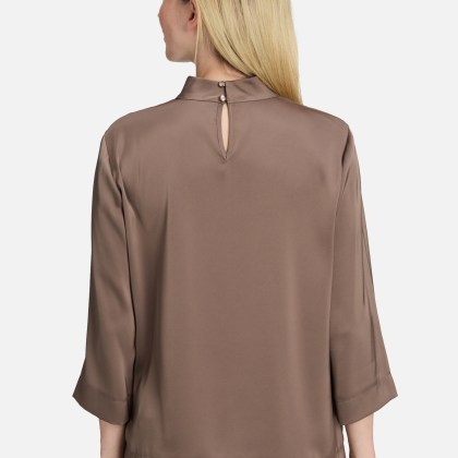 Schlupfbluse unifarben Schlupfbluse unifarben