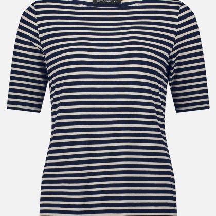 Ringelshirt mit U-Boot-Ausschnitt – Bild 3