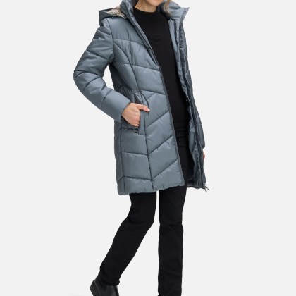 Outdoorjacke mit abnehmbarer Kapuze – Bild 2