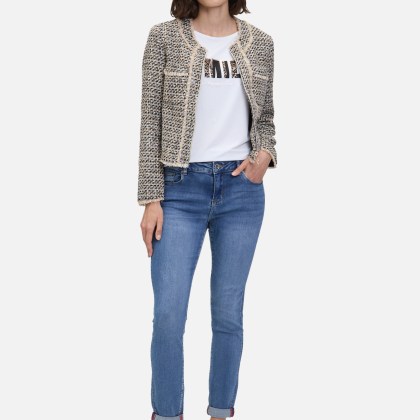 Basic-Jeans mit Waschung – Bild 2