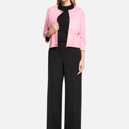 Blazer-Jacke mit aufgesetzten Taschen – Bild 2