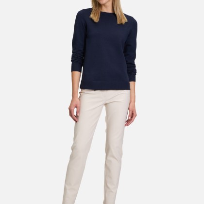 Basic-Strickpullover mit Rundhalsausschnitt – Bild 2