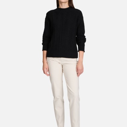 Grobstrick-Pullover mit Struktur – Bild 2